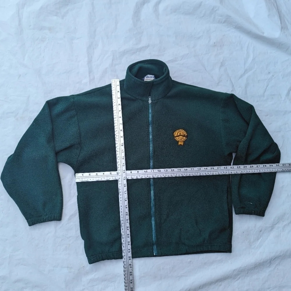 Vintage Astro Wear America's Best Plants Green Zip Up Sweater Unisex - Picture 2 of 8